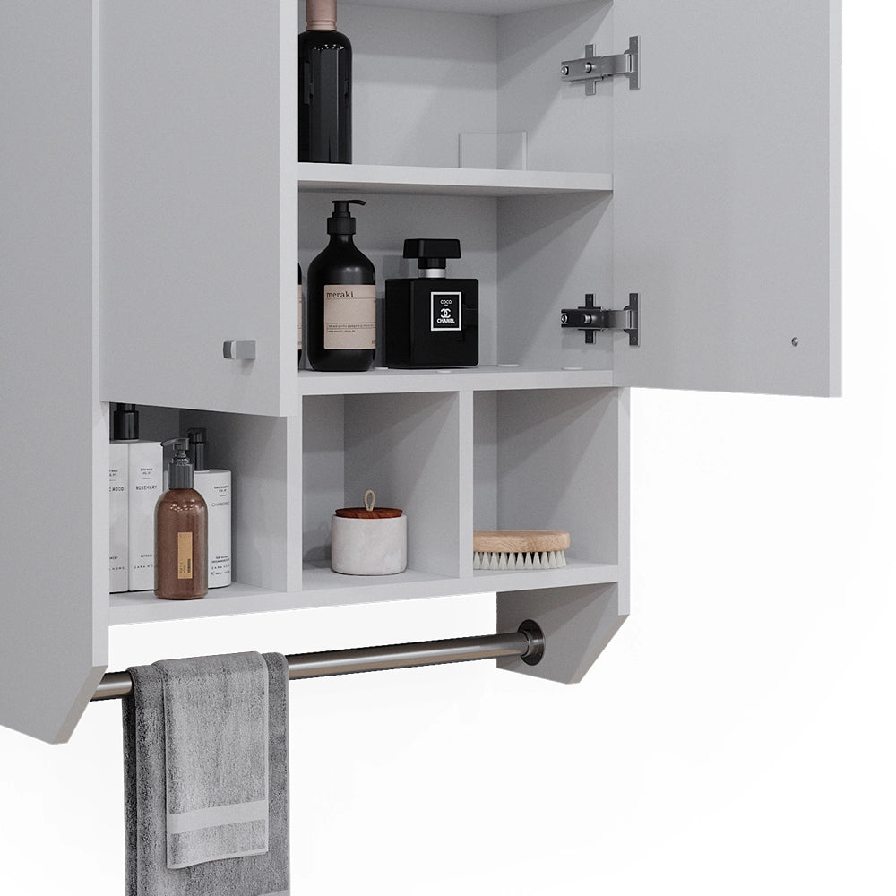 Vicco Mobile bagno Bianco 59.2 x 70.5 cm Pensile a 2 ante