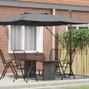Parasol Roma Antracite 286 x 284 x 265 cm 42003337