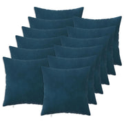 Cuscino con cuscino HEERLEN 12 pz Blu Velluto 926439