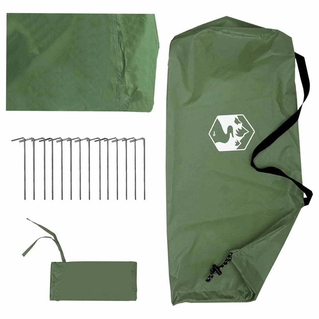 Telo da campeggio con pareti in rete Verde 340 x 260 x 220 cm 42028563