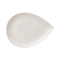 Piatto da portata "goutte" in porcellana 40x30 cm