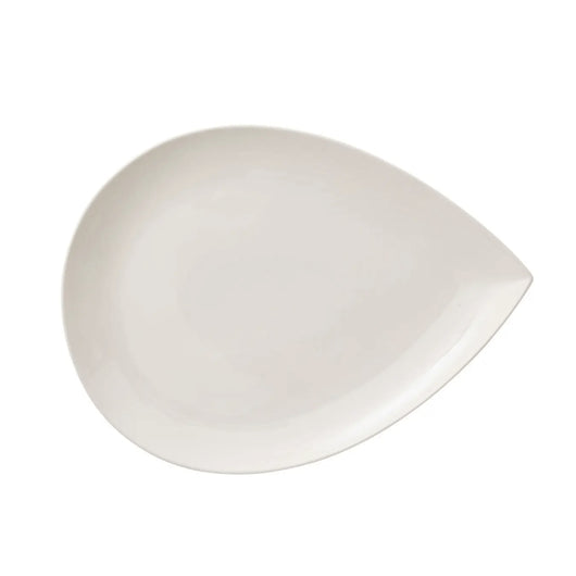 Piatto da portata "goutte" in porcellana 40x30 cm