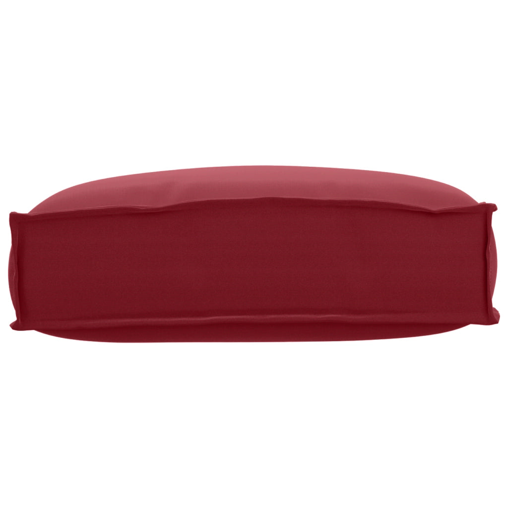 Cuscino per schienale Rosso vino 50x40x12 cm in tessuto Oxford