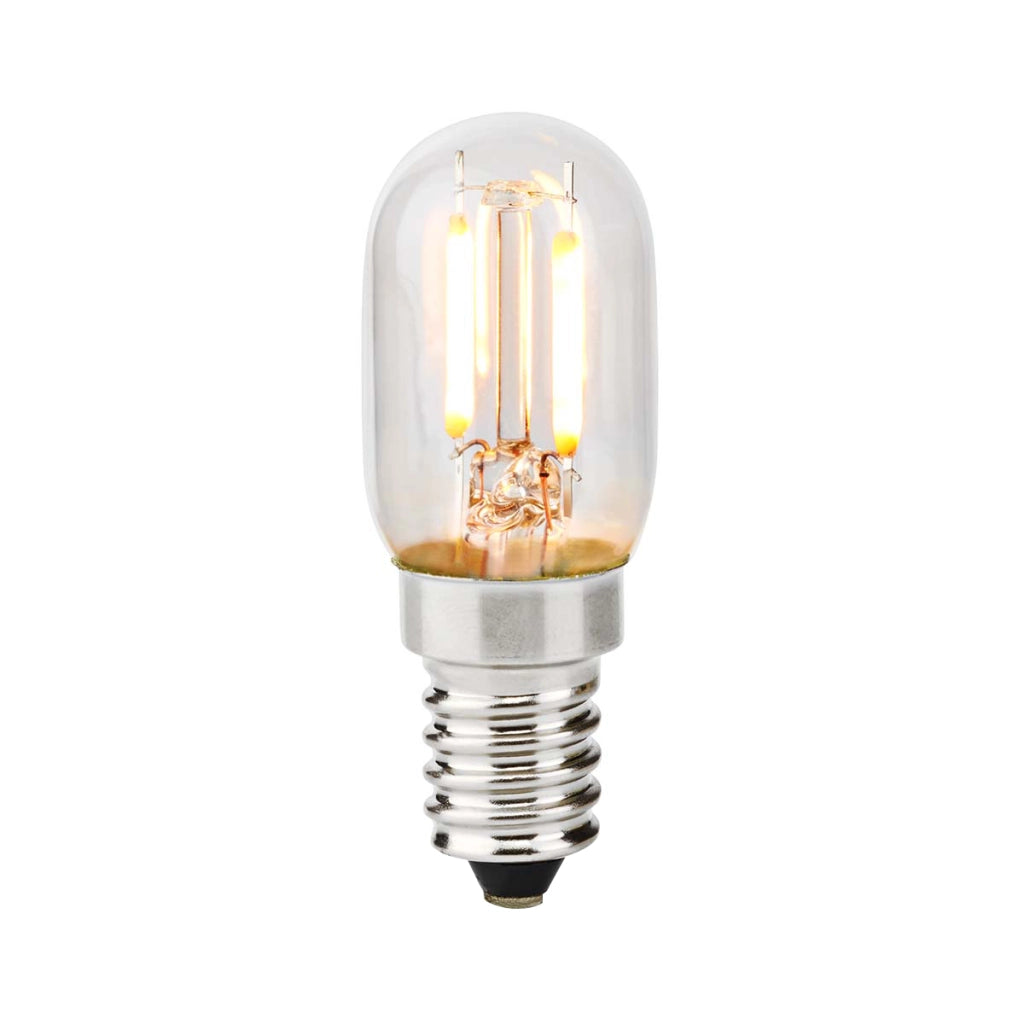Lampadina a Filamento LED E14 T25 2W per Cappa da Cucina Basso Consumo Trasparente Nedis