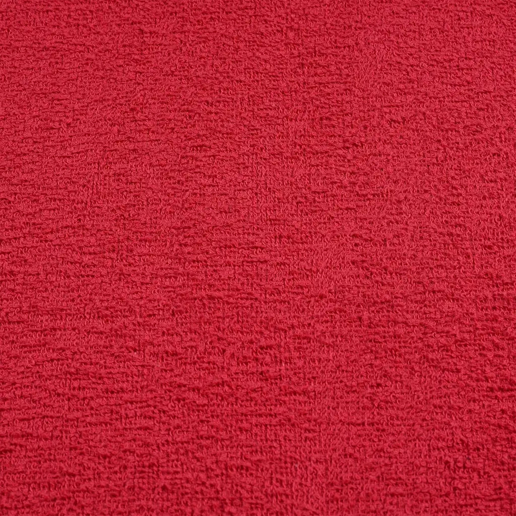 vidaXL Asciugamani Ospiti 4 pz Rossi 30x50 cm 360 g/m² 100% Cotone