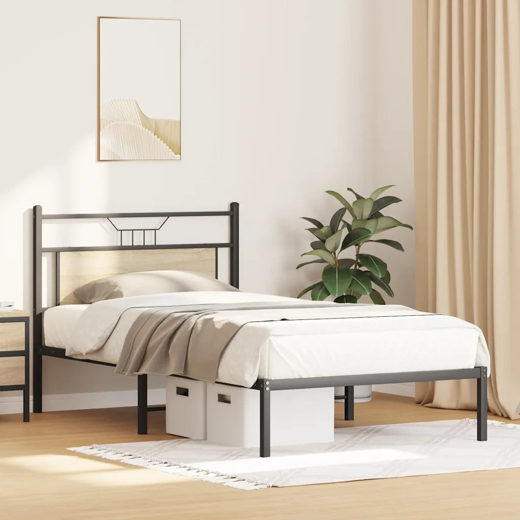 Giroletto senza Materasso Rovere Sonoma 107x203cm in Truciolato 4106788