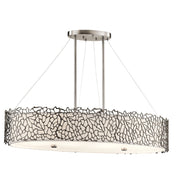 Lampadario classico Silver Coral Pewter 4xE27 60W Kichler