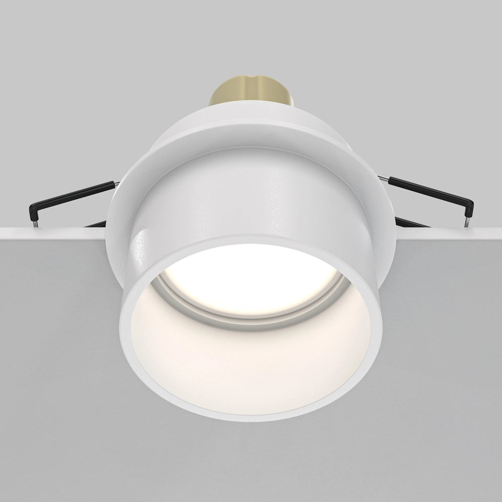 Maytoni Reif DL050-01W faretto incasso bianco GU10 tondo