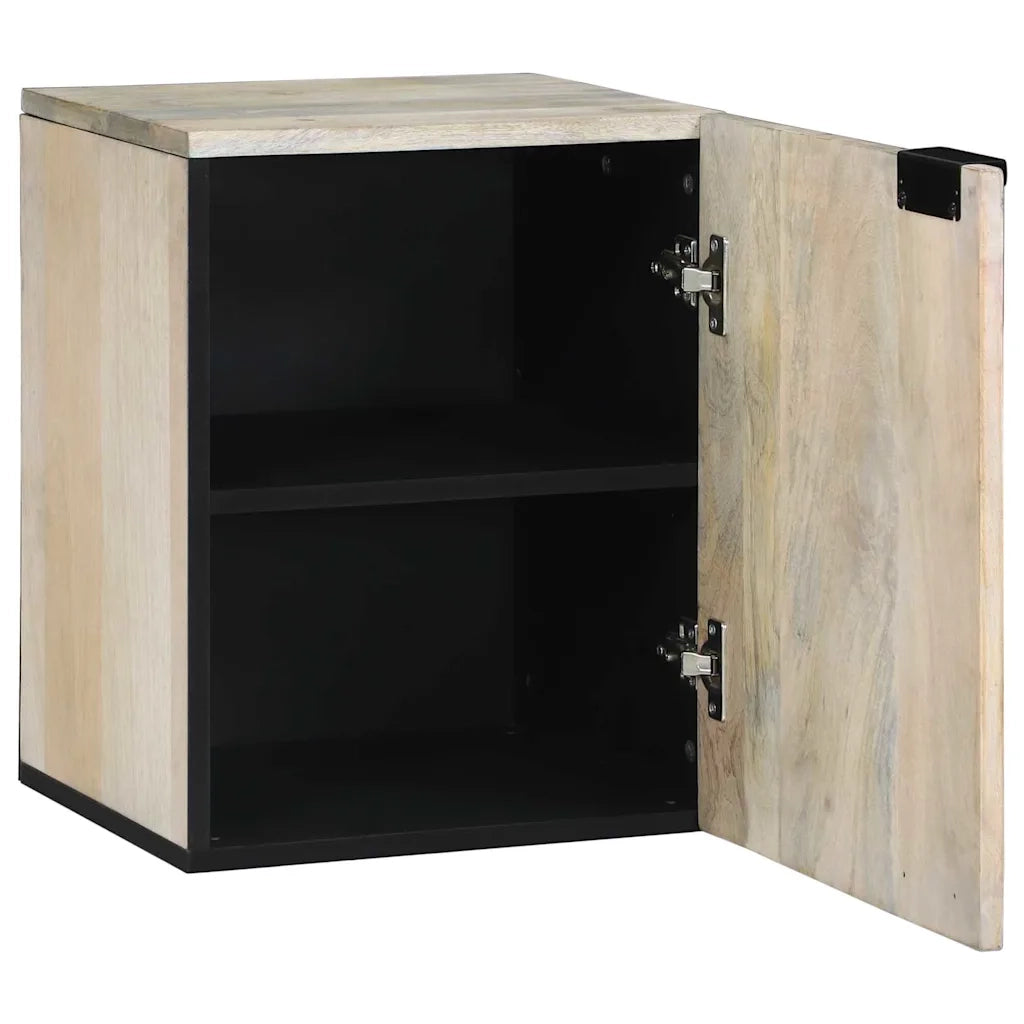 vidaXL Armadio sottolavello con porta Marrone e Nero 38 x 33.5 x 48 cm