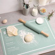 Mat di silicone 60 x 40 cm - Antiscivolo e Antiforatura - Ideale per torte di pizza