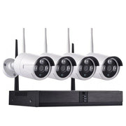 Trade Shop - Set Sistema Di Sorveglianza Registrazione 4k Hd Telecamera 4 Canali Cctv Q-s4pro -