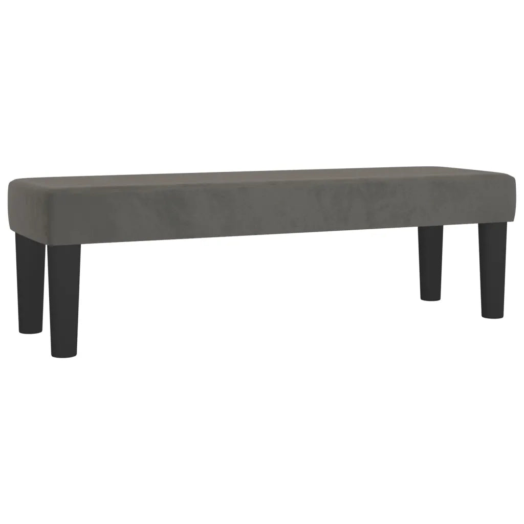 Panca Grigio Scuro 100x30x30 cm in Velluto CFW8349144