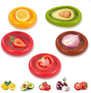 5 set di contenitori in silicone per avocado, pomodoro, limone, frigorifero per frutta riciclabile per cucina domestica