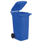 BIDONE QUADRO NETTEZZA URBANA CON RUOTE- - cm.73x58,5x109,2h. - blu - 1 pezzi XTRA