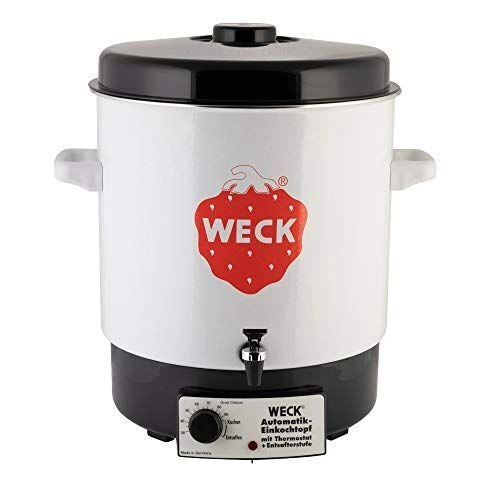 Weck 292008 Robot da cucina multifunzione 29 litri 2000 W con rubinetto di scarico e termostato colore Bianco