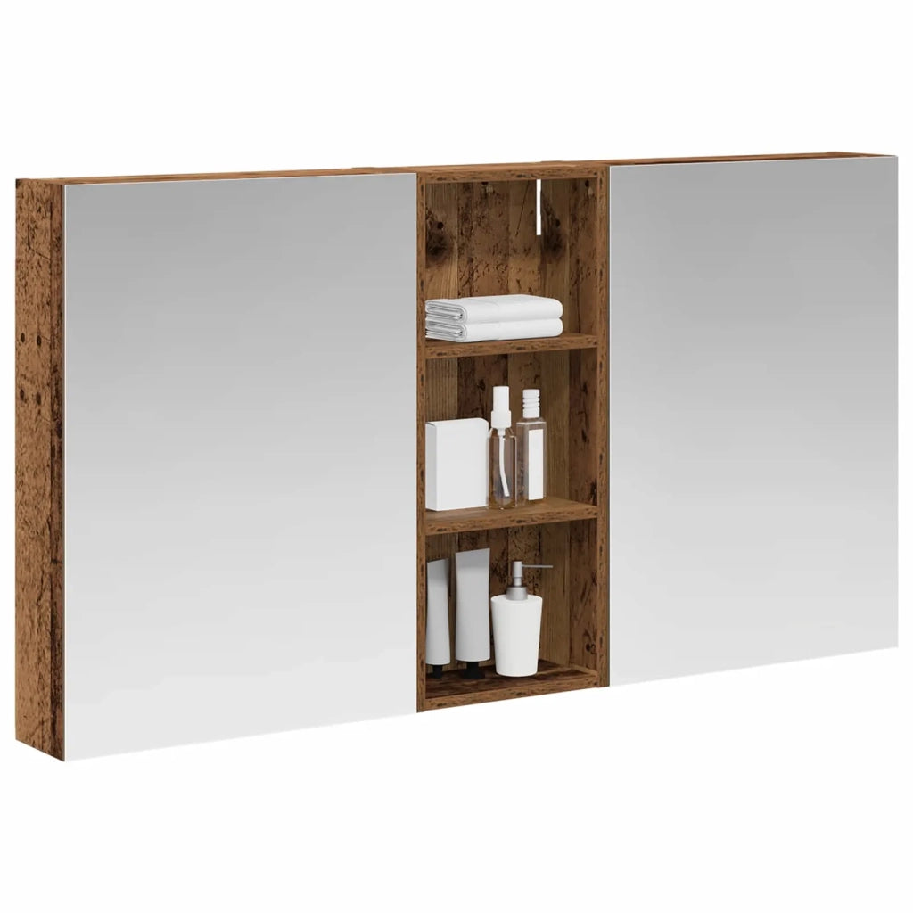 Set di Armadi da Bagno con lo scaffale 3 pcs 130 x 14,5 x 70 cm 3403766
