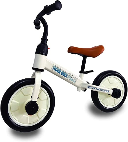 Triciclo Bambini 1 Anno 2 Anni Trasformabile in Bici Senza Pedali 2 Anni Bimba Bimbo Bianco Bicicletta Senza Pedali Bici