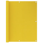Schermo Frangivista per Balcone Giallo 120x500 cm in HDPE
