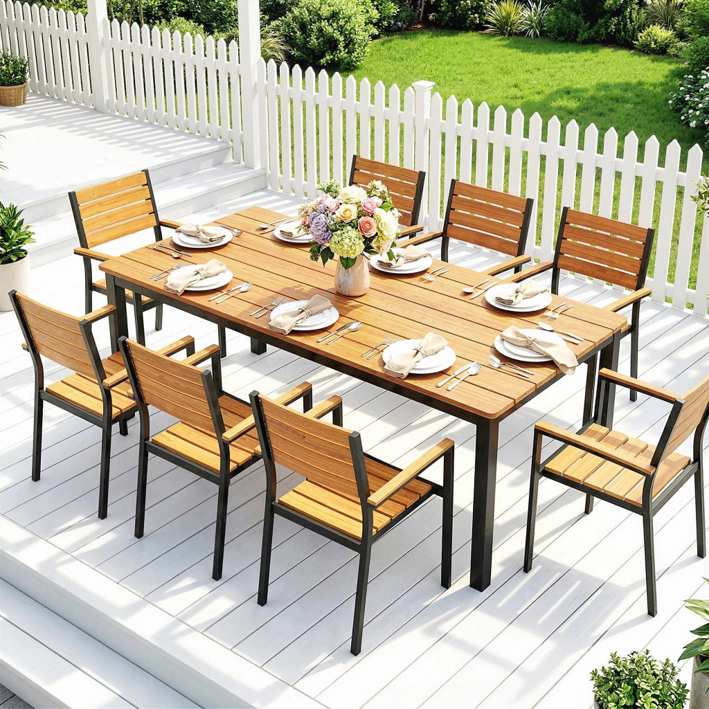 Tavolo da Giardino Rettangolare ¨C zephmum ¨C 180x86 cm