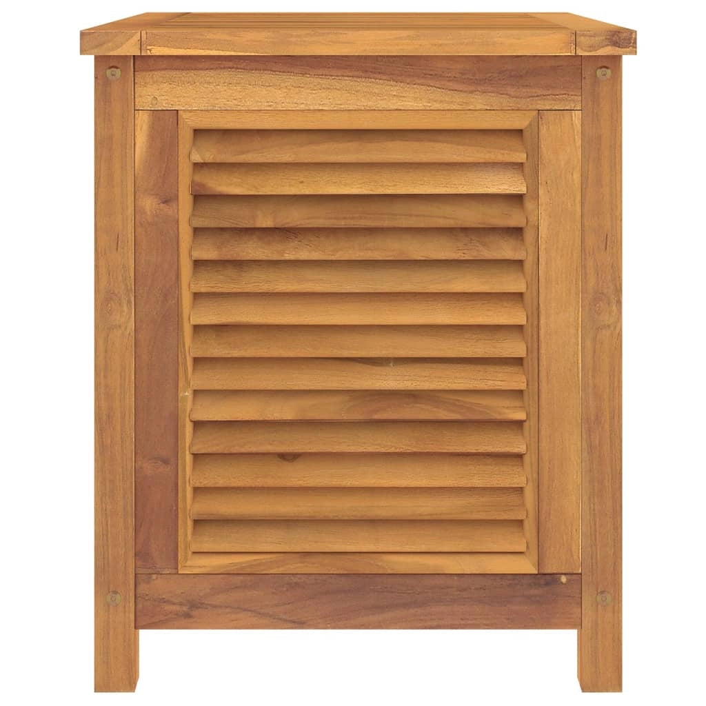 Cassetta portaoggetti e borsa per mobili da giardino 60 x 50 x 58 cm in legno massello di teak 02_0013074