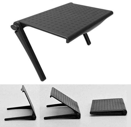 Sostegno TV grande - Sostegno per schermo - Plank LCD TV - Plank monitor - nero - 29,3 cm - televisore - supporto televisivo - supporto schermo - supporto proiettore - accessori uomo - regalo