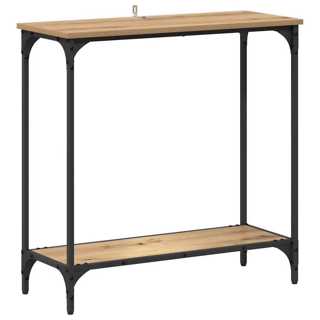 Tavolo consolle rovere artigianale 75 x 30.5 x 75 cm 883520