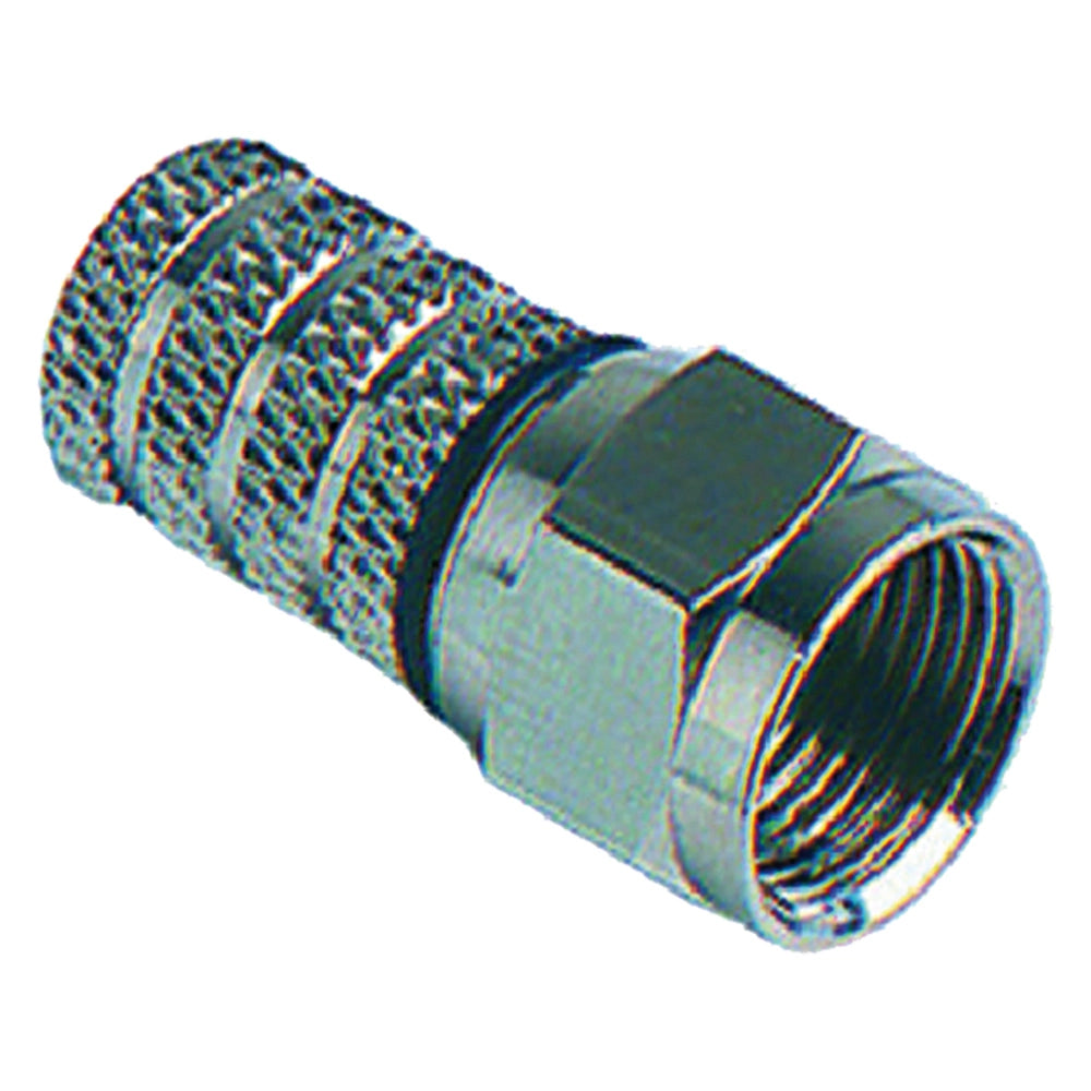 CONNETTORE 'F' PER CAVI SAT Ã? 6,8 mm - busta appendibile 10 pz