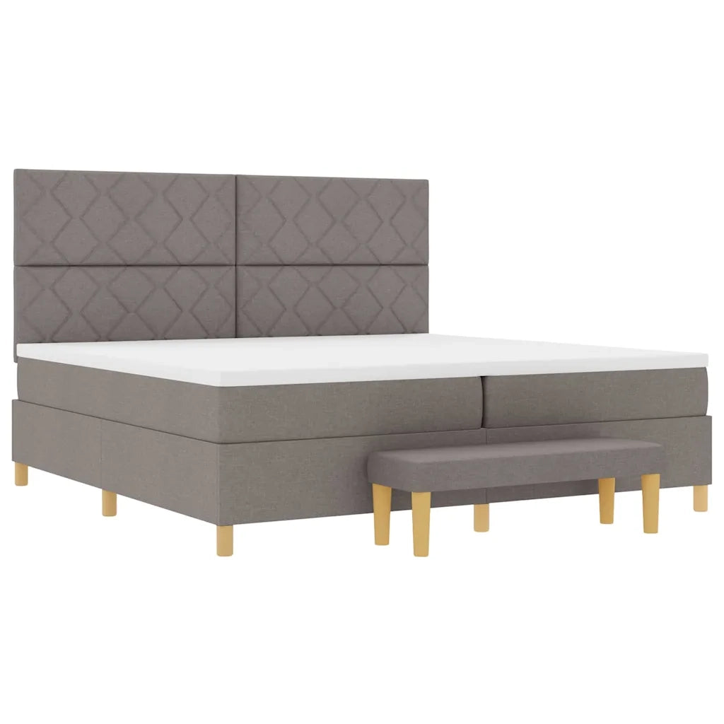 Letto a molle con materasso Talpa 200 x 200 cm Tessuto 3344405