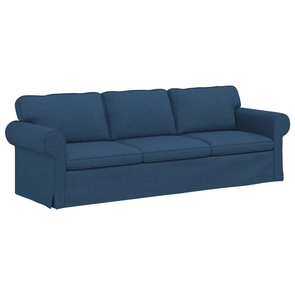 Divano Blu 245 x 82 x 80 cm Tessuto