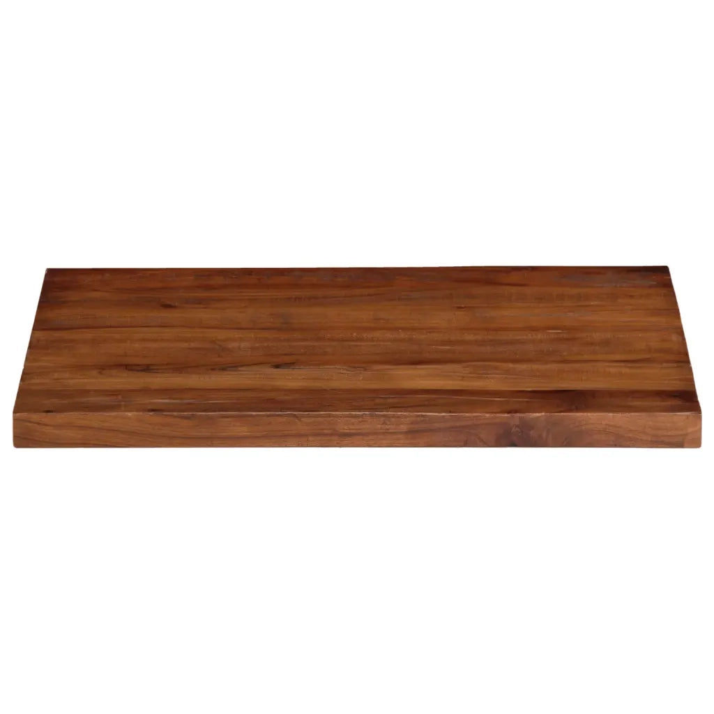 Piano Tavolo 90x60x2,5 cm Rettangolare in Massello di Recupero 371198
