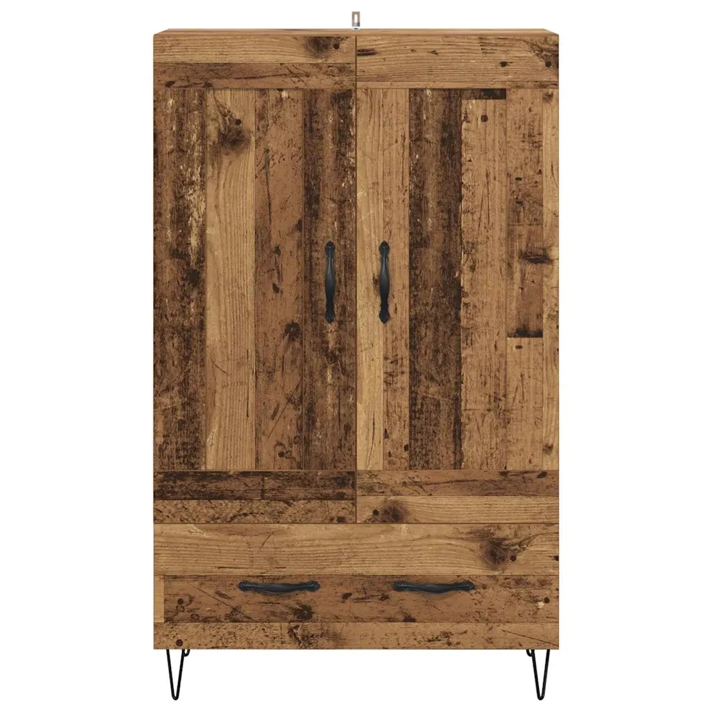 Credenza-Buffet-Armadio da cucina Legno vecchio 69,5 x 31 x 115 cm Legno multistrato 790987