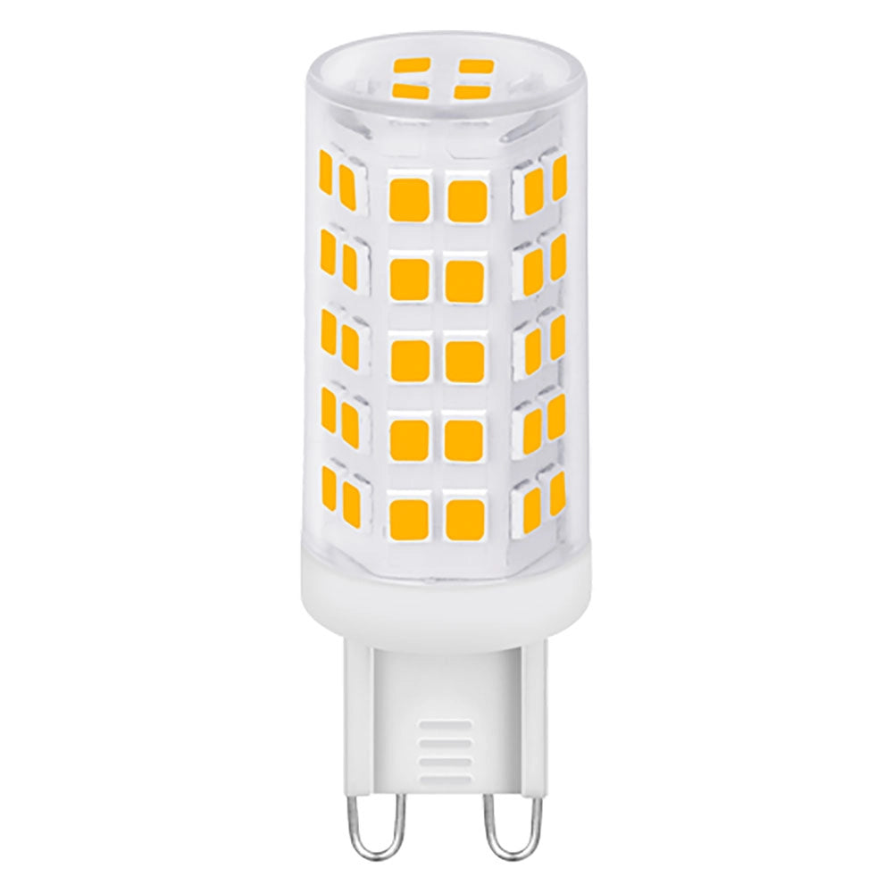 LAMPADA A LED IN CERAMICA 'G9'   L.CALDA 3000K 4,5 W 500 lumen (40W)- 10 pezzi  - NOVAITALIA
