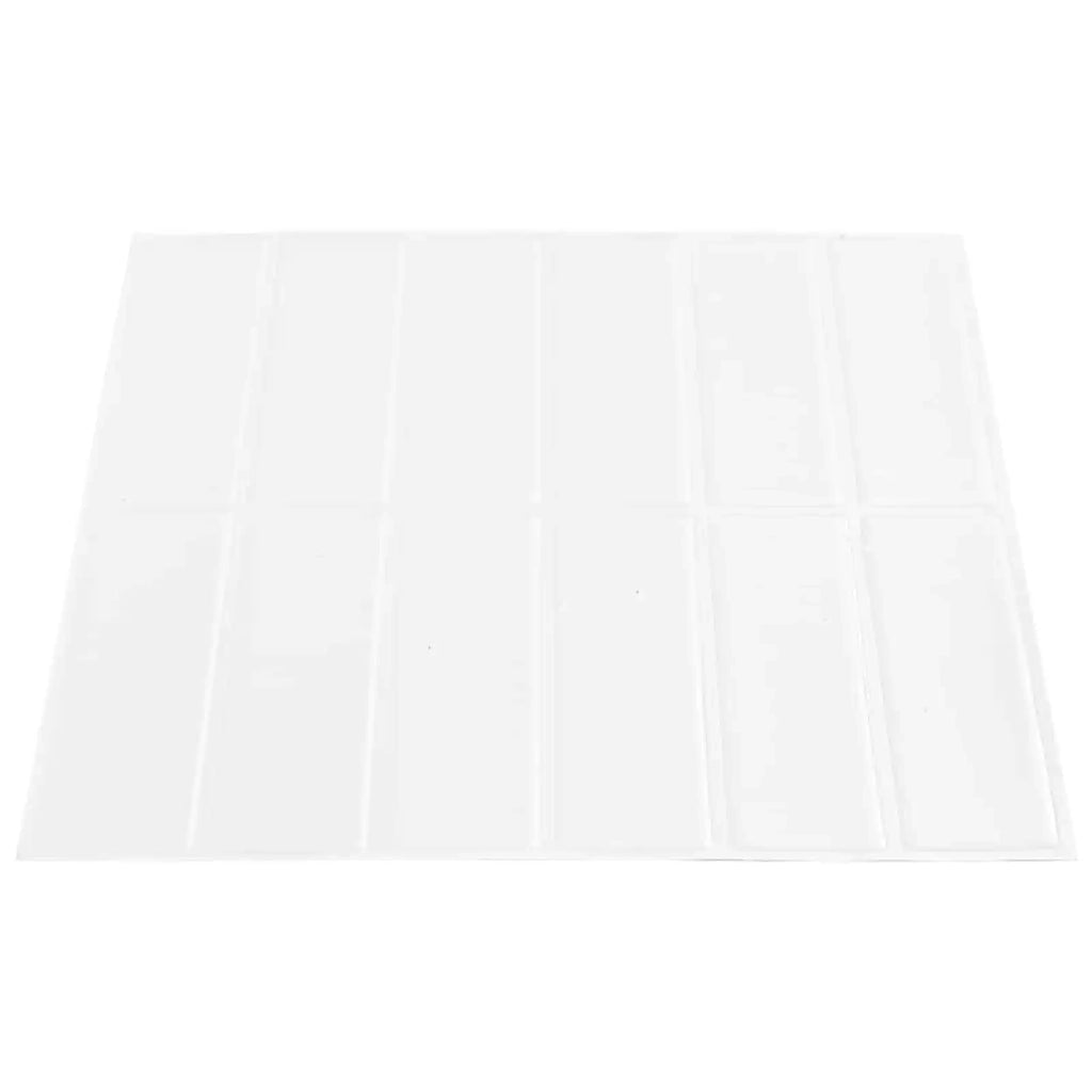 Piastrella Rettangolare 10 pcs Bianco 29 x 23 x 0,08 cm