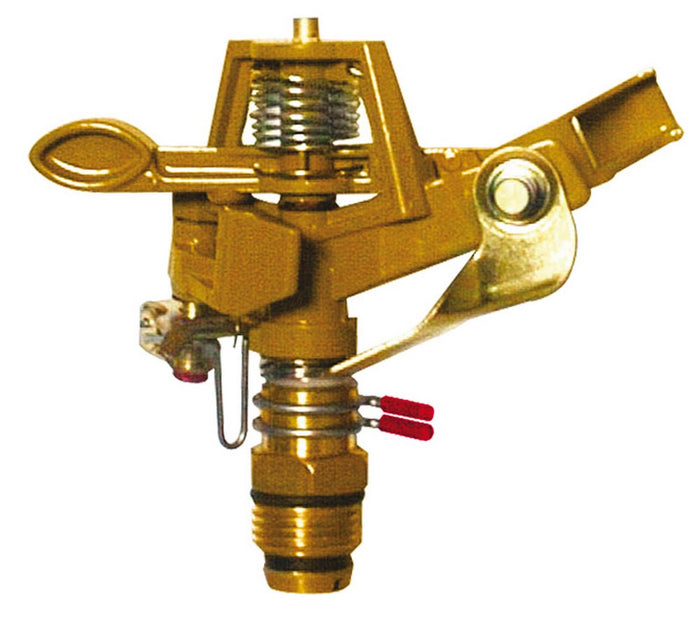 irrigatore a settore in zinco/ottone  mis. 1/2 m cod:ferx.vit19509