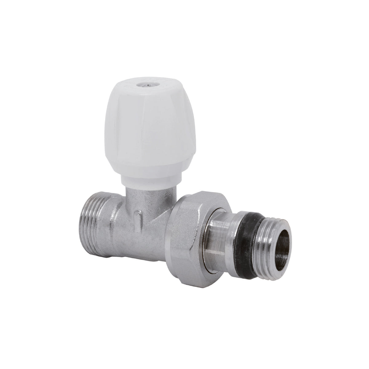 Valvola diritta con antisgocciolamento Icma 82832AC06 3/8"