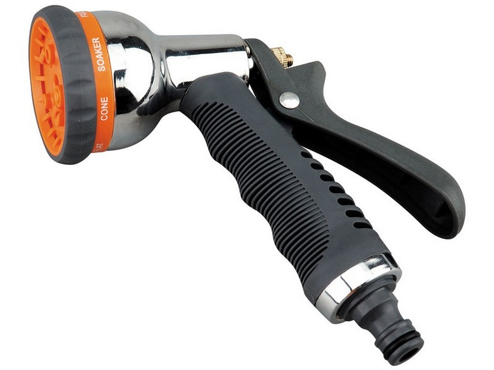 pistola combinata 8 getti in metallo cromato cod:ferx.vit48442