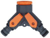 attacco a rubinetto a 2 vie  mis. 3/4f cod:ferx.vit31679