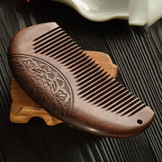 Spazzola per capelli in legno - Antistatica duratura - 1 pezzo - Sandalo