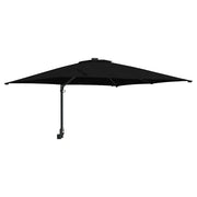 Ombrello | Parasol da giardino Nero 248,5 x 247,5 x 160 cm
