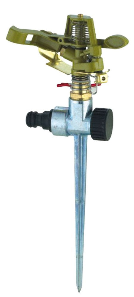 irrigatore a settore in zinco/ottone con puntale  mis. 1/2m cod:ferx.vit31670