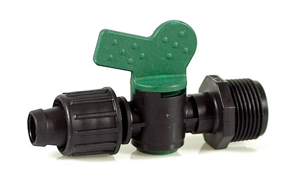 raccordo per tubo tape valvola filetto maschio  mm. 16x1/2 cod:ferx.vit29396