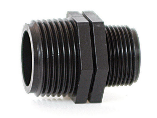 raccordo filettato nipplo ridotto per tubo in polietilene   mis. 3/4x1/2 cod:ferx.vit37757