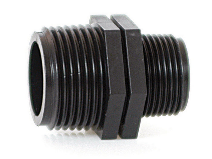 raccordo filettato nipplo ridotto per tubo in polietilene  mis. 1x1/2 cod:ferx.vit41874