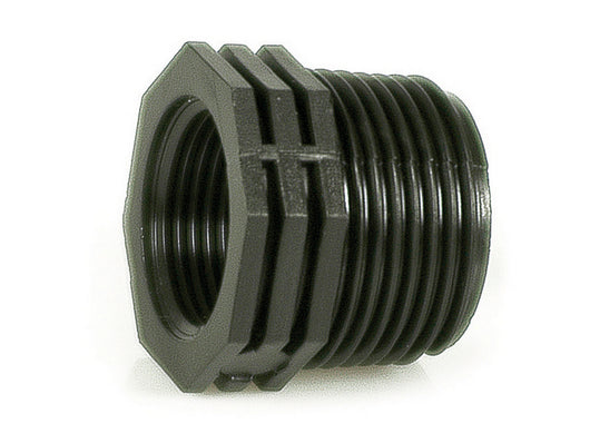 raccordo filettato riduzione per tubo in polietilene    mis. 3/4x1/2 cod:ferx.vit37755