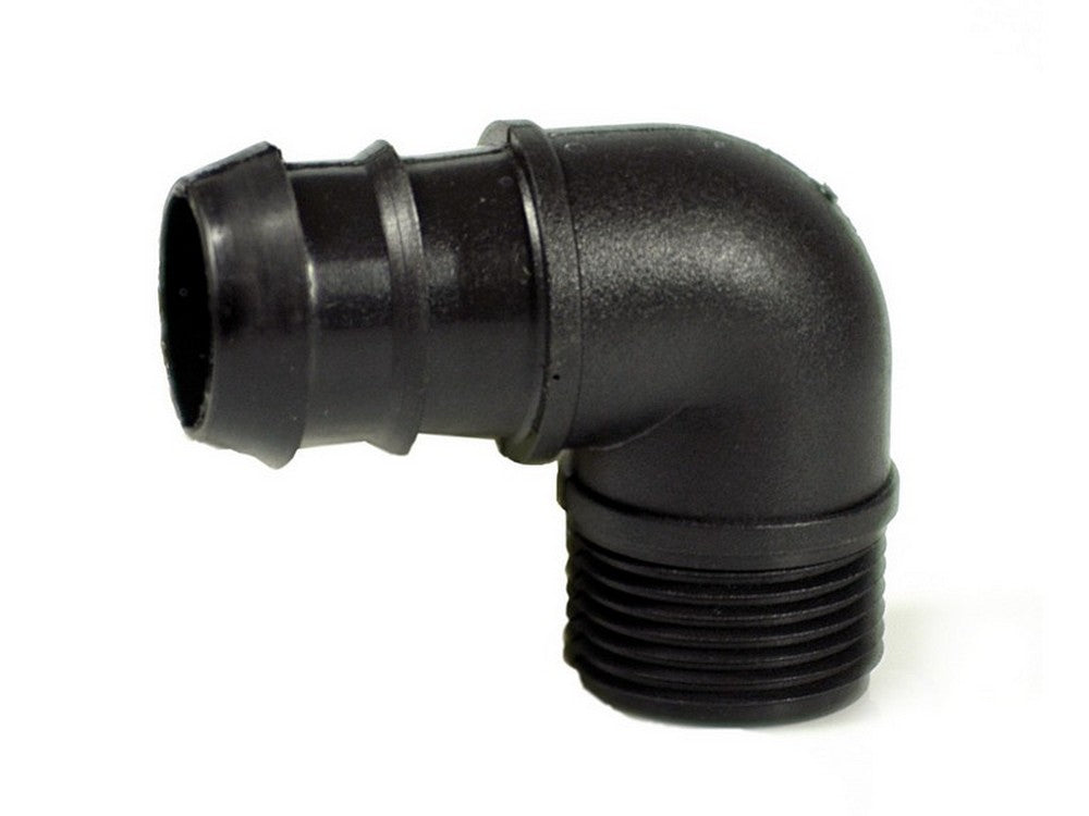 raccordo filettato a gomito per tubo in polietilene maschio  mm. 32x1 cod:ferx.vit41847