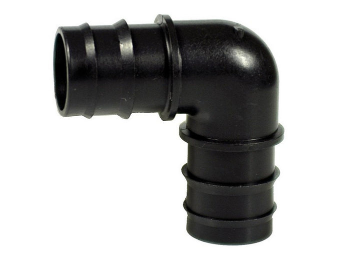 raccordo a gomito per tubo in polietilene  mm. 32x32 cod:ferx.vit41846