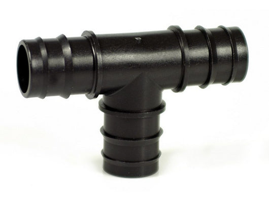 raccordo a t portagomma per tubo in polietilene  mm. 25x25x25 cod:ferx.vit41851