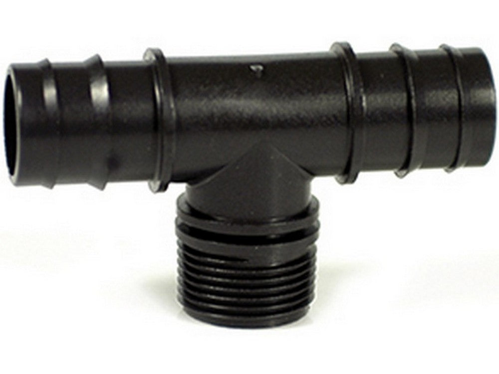 raccordo a t maschio per tubo in polietilene  mm. 16x1/2x16 cod:ferx.vit53338