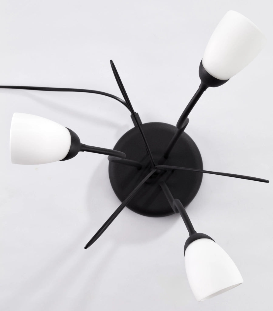 Lampada da tavolo GLORIOSA nera opaca 3xG9 14W Jupiter
