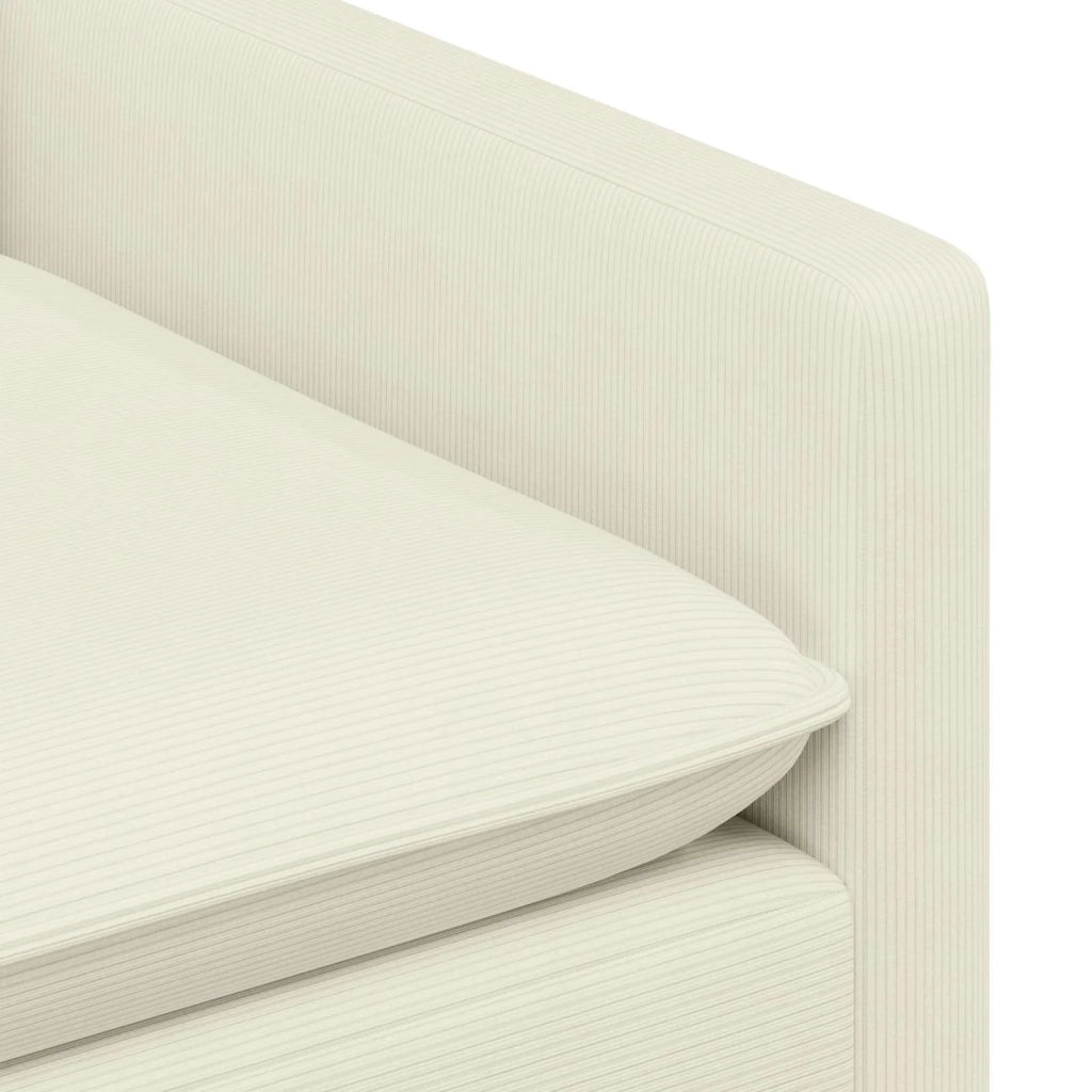 Set di divani 2 pcs Crema Tessuto 3417043